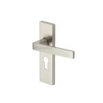 Heritage Brass - Delta Door Handle on Plate
