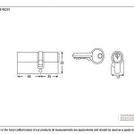 Anvil 5pin Euro Double Cylinder KA