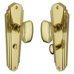 Heritage Brass - Charlston Door Knob on Plate