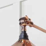 Smooth Copper Flora Wall Light