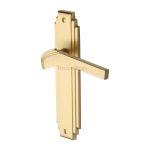 Heritage Brass - Tiffany Door Handle on Plate