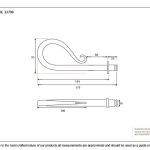 Shepherd's Crook Curtain Finial (pair)