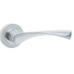 Twirl Door Handles On Rose