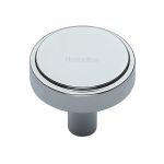 Heritage Brass - Stepped Disc Cabinet Knob