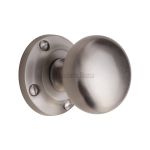Heritage Brass - Victoria Door Knob on Rose