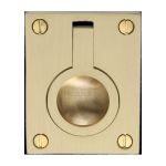 Heritage Brass - Flush Ring Cabinet Pull