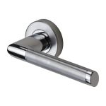 Sorrento - Mercury Zinc Door Handle on Round Rose