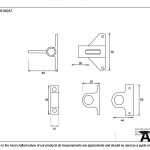 From The Anvil Fanlight Catch + Two Keeps