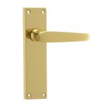 Jedo Victorian Straight Lever on Back Plate