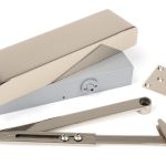 Polished Nickel Size 2-5 Door Closer & Cover