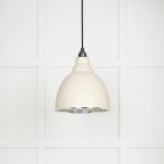 Smooth Nickel Brindley Pendant in Teasel
