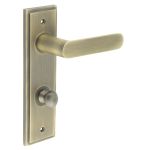 Burlington Kensington Door Handles On Back Plate with Turn & Release