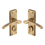 Heritage Brass - Sophia Short Door Handle on Plate
