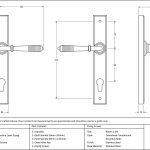 From The Anvil Reeded Slimline Lever Set