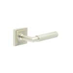 Burlington Piccadilly Knurled Door Handles On Rose