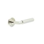 Burlington Piccadilly Knurled Door Handles On Rose