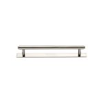 Heritage Brass - Step Cabinet Pull Handle with Plate