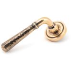 Anvil Hammered Newbury Lever on Rose Set (Art Deco)