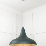 Smooth Brass Frankley Pendant in Dingle