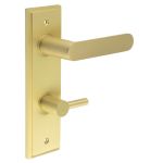 Burlington Kensington Door Handles On Back Plate with Turn & Release