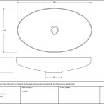 Smooth Brass Oval Sink