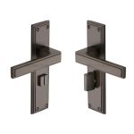 Heritage Brass - Atlantis Door Handle on Plate