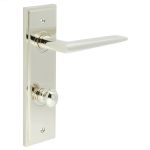 Burlington Mayfair Door Handles On Back Plate with Turn & Release