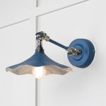 Smooth Nickel Flora Wall Light in Upstream