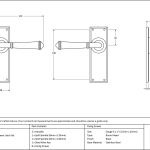 From The Anvil Regency Lever on Backplate Set