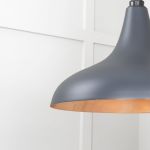 Smooth Copper Frankley Pendant in Slate