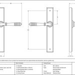 From The Anvil Reeded Slimline Lever Set