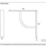 From The Anvil Plain Shelf Bracket