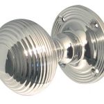 Jedo Reeded Mortice Door Knobs 53mm