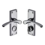 Heritage Brass - Sophia Short Door Handle on Plate