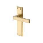 Heritage Brass - Atlantis Door Handle on Plate