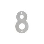 100mm Numerals SSS Finish