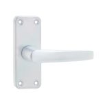 Aluminium Contract SAA Door Handles on Back Plate