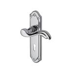 Heritage Brass - Lisboa Door Handle on Plate