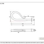 Shepherd's Crook Curtain Finial (pair)