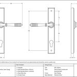 From The Anvil Reeded Slimline Lever Set