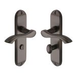 Heritage Brass - Algarve Door Handle on Plate