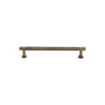 Heritage Brass - Partial Knurled Cabinet Pull Handle with Rose