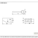 Anvil Key-Flush Sash Stop