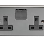 BN Double 13 Amp Switched Socket