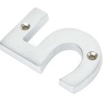 From The Anvil Satin Chrome Numeral