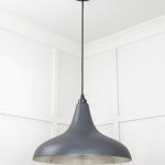 Smooth Nickel Frankley Pendant in Slate