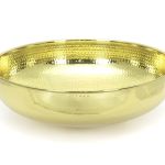 Hammered Brass Round Sink
