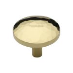 Heritage Brass - Round Hammered Cabinet Knob