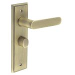 Burlington Kensington Door Handles On Back Plate with Turn & Release