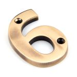 From The Anvil Polished Brass Numeral